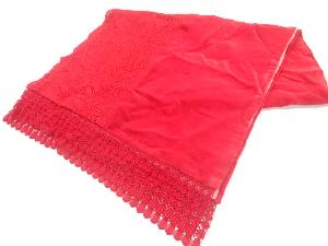 ビロードレース花模様ショール